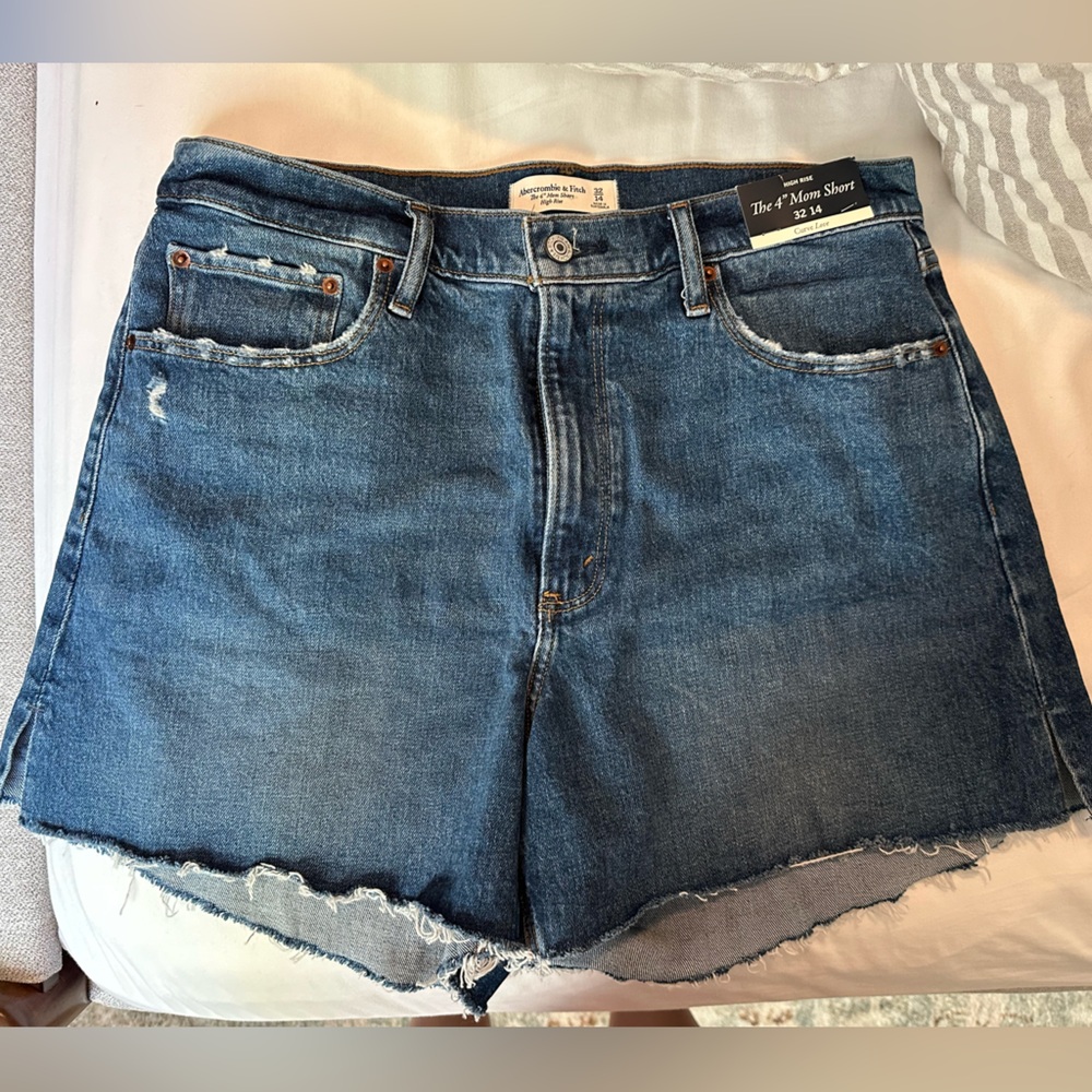 Abercrombie and Fitch Curve Love 4" Mom Short